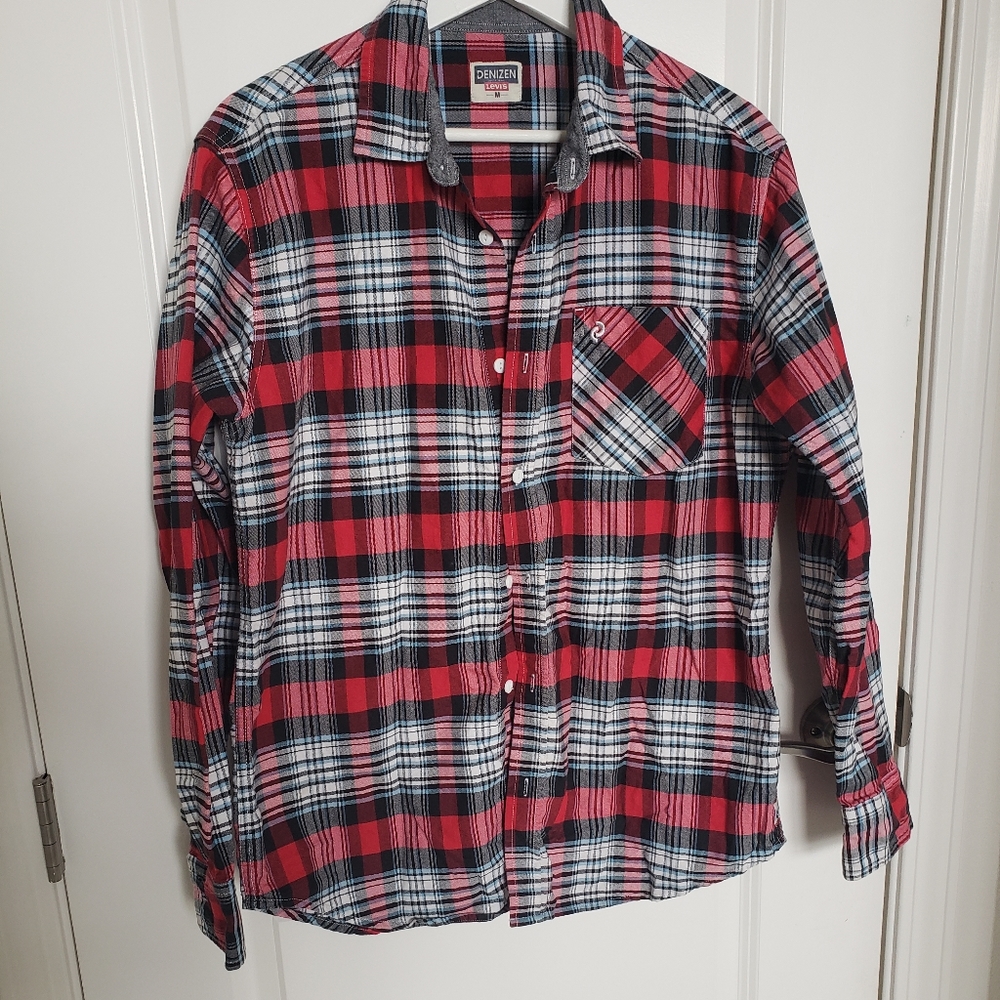 Denizen Men's Plaid Shirt